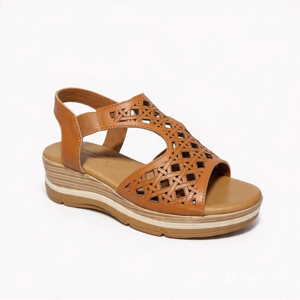 SANDALE RUBY CUIR - الصورة 2